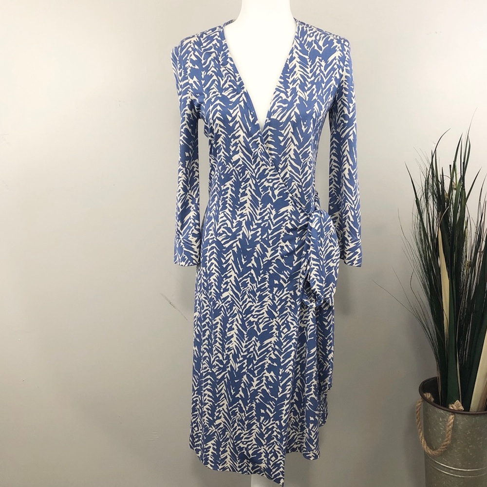 Diane Von Furstenberg Julian Silk Wrap Dress